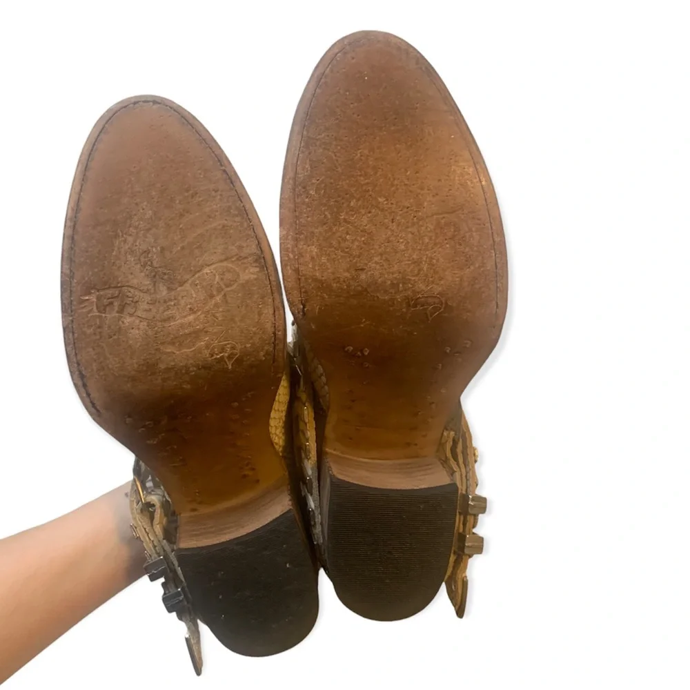 Freebird by Steven Cream Ankle Boots